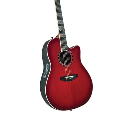 Ovation 2771AX-CCB Pro Series Standard Balladeer Deep Contour Solid Sitka Spruce Top 6-String Acoustic-Electric Guitar for sale