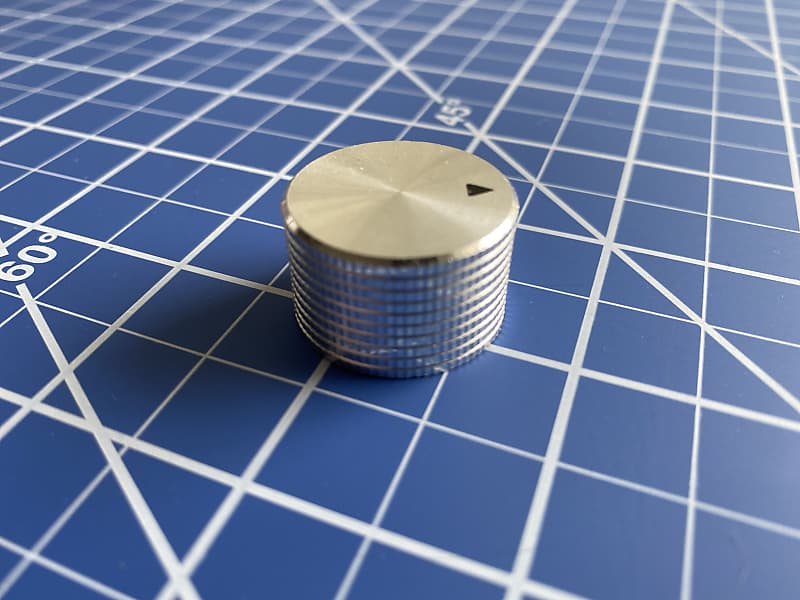 Radio Shack 1”Knurled Knob Bare x 2 Reverb