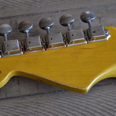 American Fender Stratocaster Relic Custom Purple Sparkle image 13
