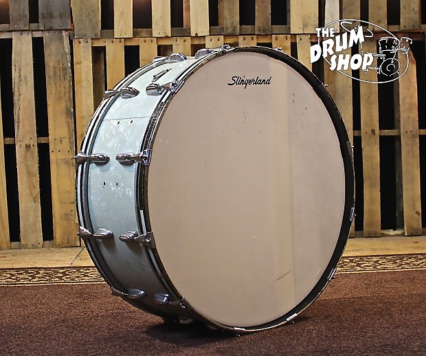 Vintage marching store bass drum