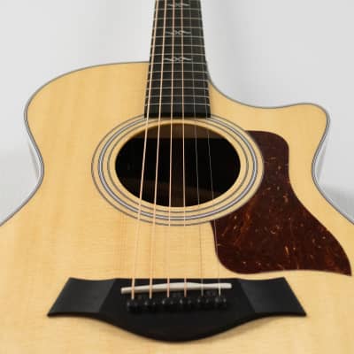 Taylor 412ce-R V-Class Acoustic-electric Guitar - Natural image 3