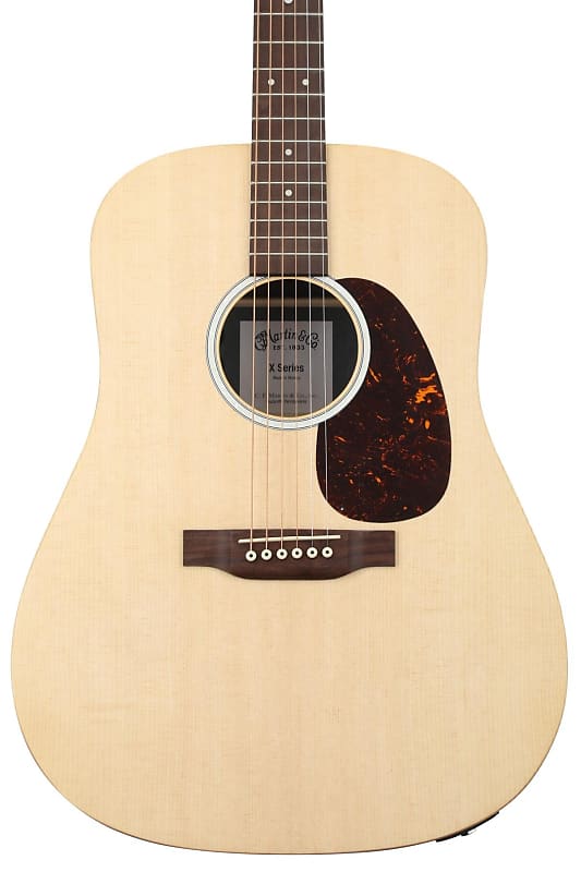 Martin DC-X2E Mahogany Dreadnought Acoustic-Electric Guitar - Natural