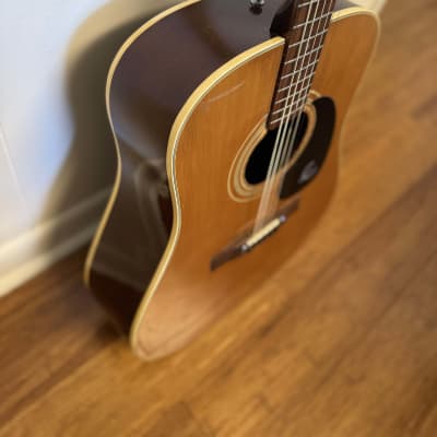 Vintage 1970s Epiphone FT-145 Acoustic Guitar image 6