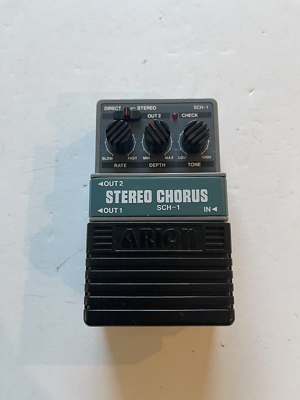 Arion SCH-1 Stereo Chorus Analog Gray Rare Vintage Guitar