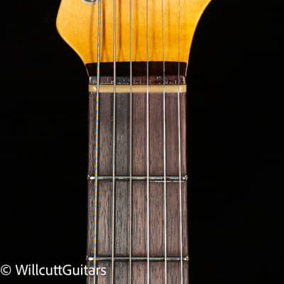 Fender Custom Shop Willcutt True '62 Stratocaster Journeyman Relic Olympic White 59 C (423) image 5