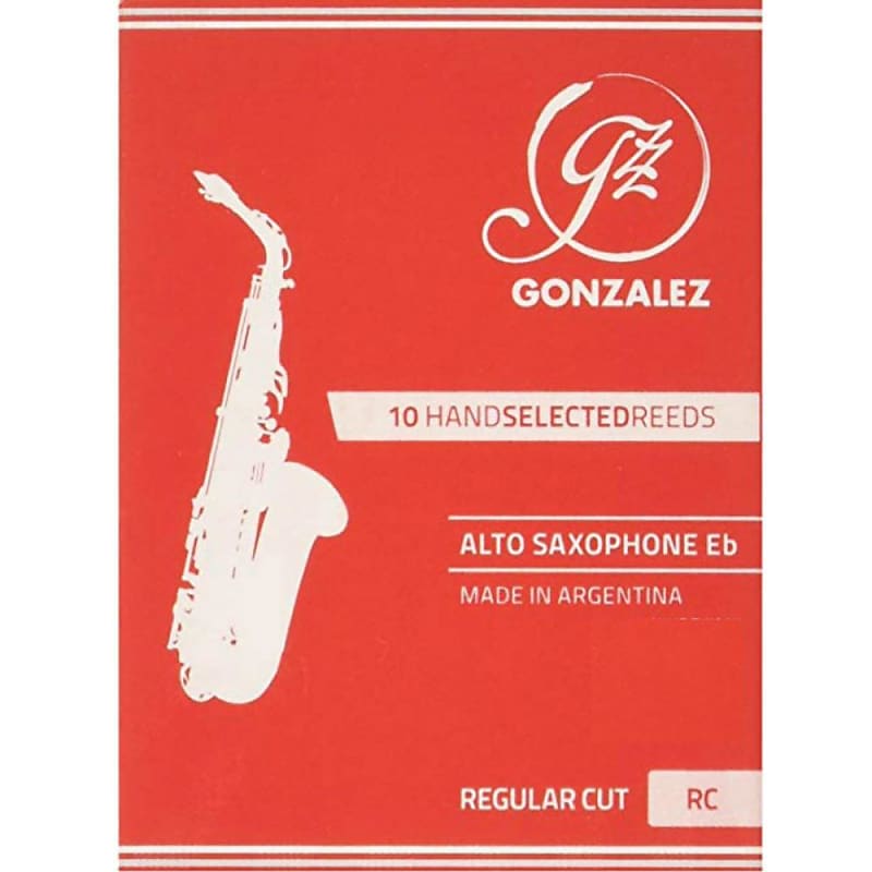 Gonzalez Eb Alto Saxophone Reeds Strength 4, Box of 10 Reverb