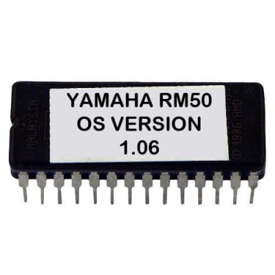 Yamaha Rm50 Latest Os V 1.06 Eprom Firmware Upgrade Update Rm 50 Rom image 1