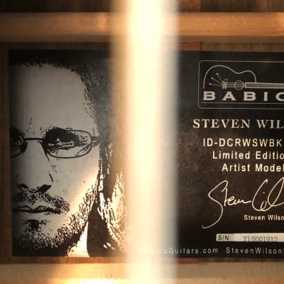 Babicz Steven Wilson Signature Model 2016/2017 black Limited Edtion VERY RARE image 5