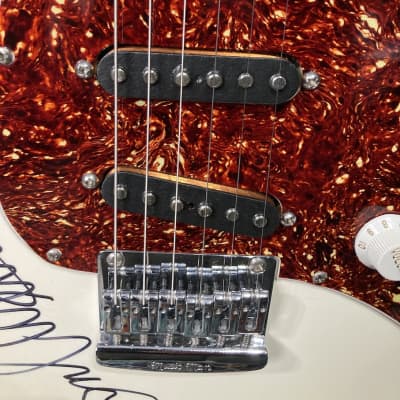 Music Man Brad Whitford’s Aerosmith, Silhouette Guitar, Signed! Authenticated! (BW2 #29) - White image 7
