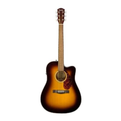 Fender CD-140SCE Dreadnought 6-String Acoustic Guitar (Right-Hand, Sunburst) for sale