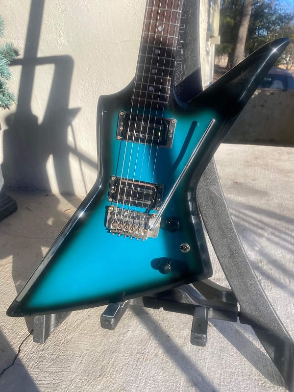 1985 Aria Pro II ZZ Deluxe Blueburst Made in Japan | Reverb Canada