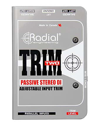 Radial Trim Two Passive Direct Box With Level Control image 1