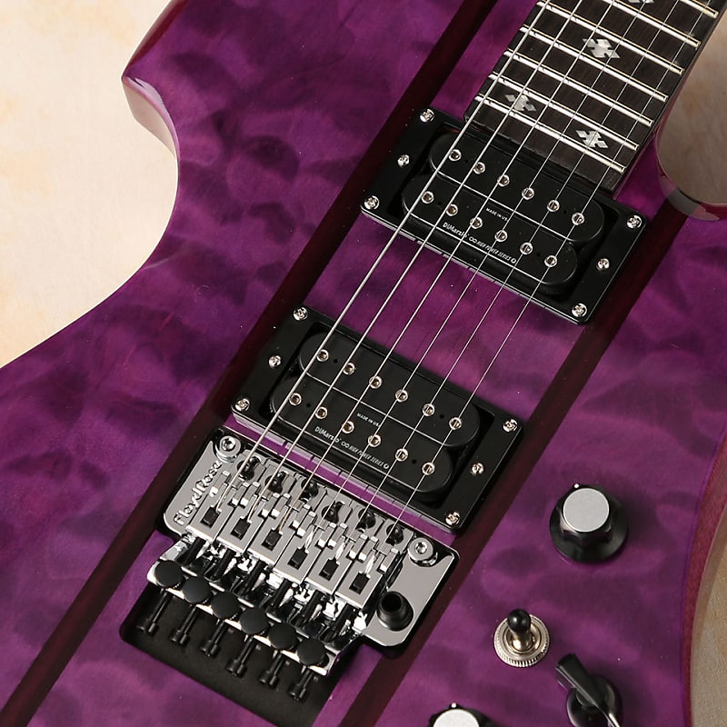 BC Rich Legacy Series Mockingbird ST Electric Guitar with Floyd Rose in  Transparent Purple - Andertons Music Co.