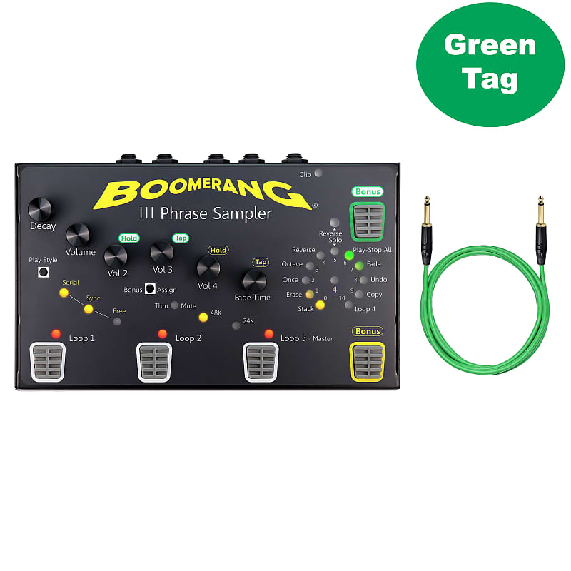 Boomerang III Phrase Sampler OPEN BOX (Free Cable Included)