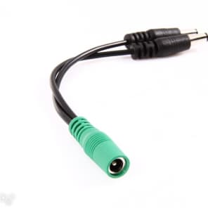 Voodoo Lab 2.1mm Current Doubler Adapter Cable - Dual Straight to Straight - 4 inch image 2