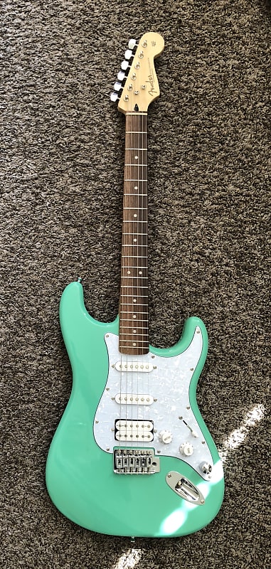 Squier by Fender Stratocaster HSS Seafoam Green Guitar - w