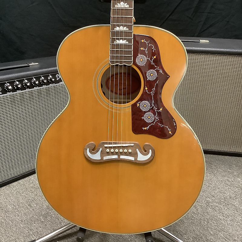 2023 Epiphone J-200 Aged Antique Natural Gloss