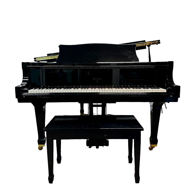 Black Lacquer Weber WG-57 Baby Grand Piano image 1