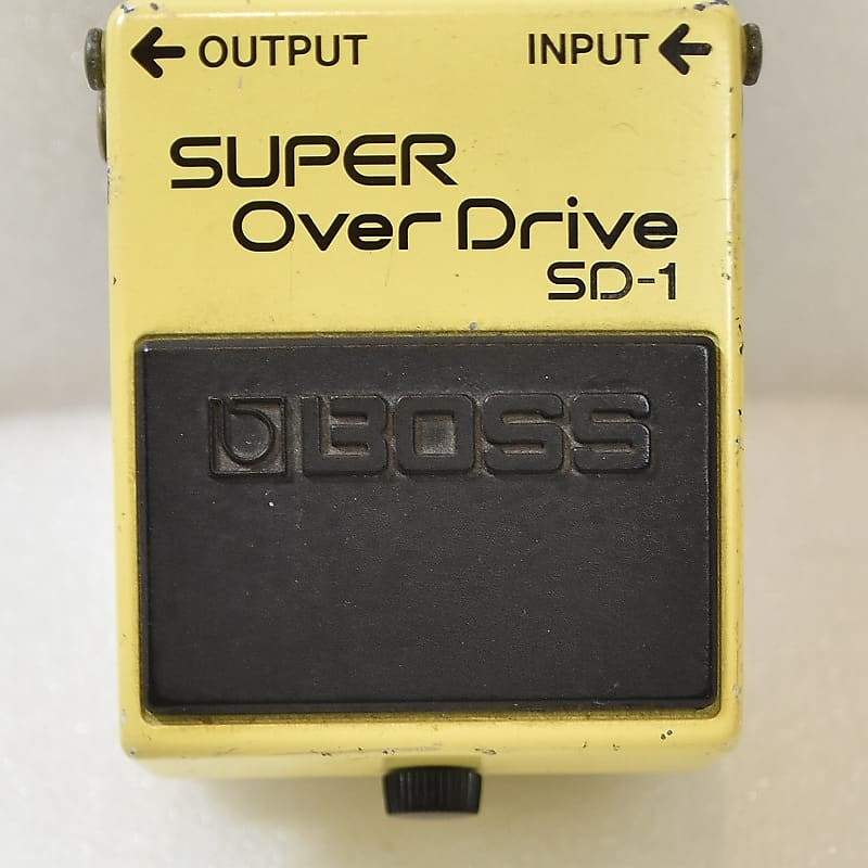 BOSS SD-1 Super Over Drive Made in Japan JRC4558DD [SN