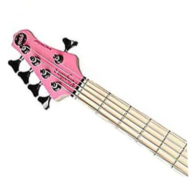 MTD Kingston Z5 5-String Bass - Pink w/ Maple FB image 4