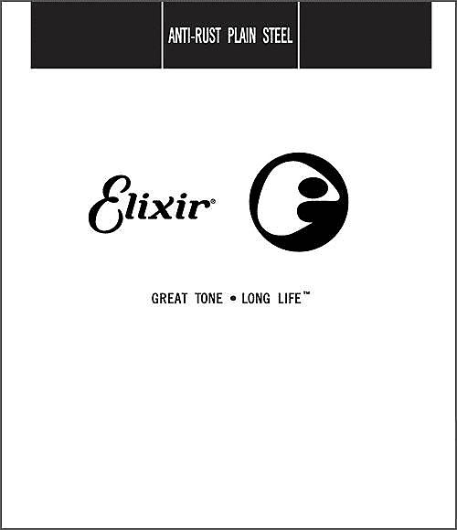 Elixir Single .016 Anti-Rust Plain Steel String image 1