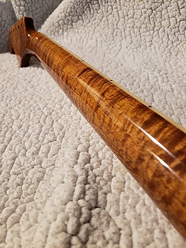 Amazing USA Roasted, bound 5A Quilt maple neck.Hidden fret | Reverb