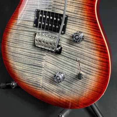 Paul Reed Smith PRS SE Custom 24 Electric Guitar Charcoal Cherry Burst w/ Gig Bag image 8