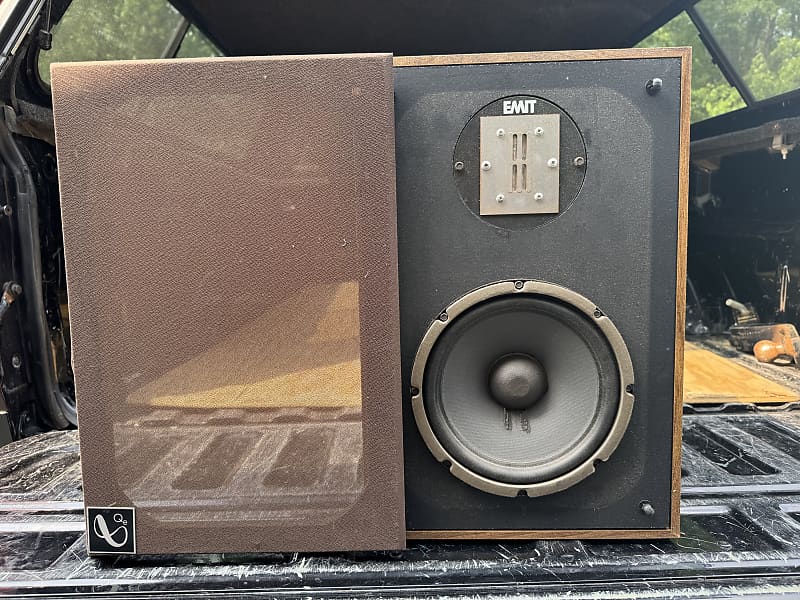 Infinity Qe Single Speaker Home Audio Vintage HiFi Stereo Bookshelf Wood Grain  			