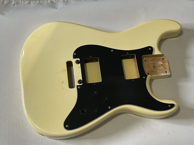 1986 Japan Charvel Jackson Import Model 3A Cream/Yellow | Reverb