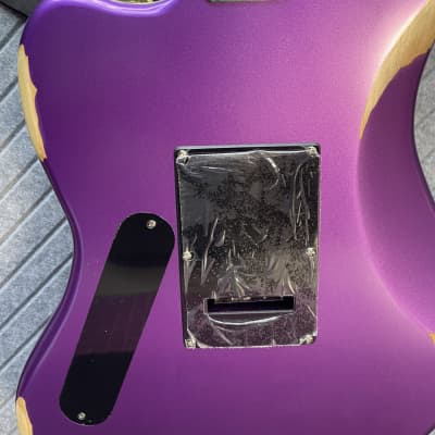 SBS Steve Brown Sound Guitars VS200 Includes Our FretWerx In USA Fret Dress and Setup! Purple Metallic image 12
