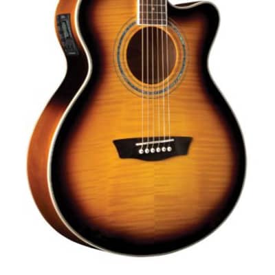 Washburn Festival Series Mini Jumbo Cutaway Acoustic Electric Guitar  NEW for sale