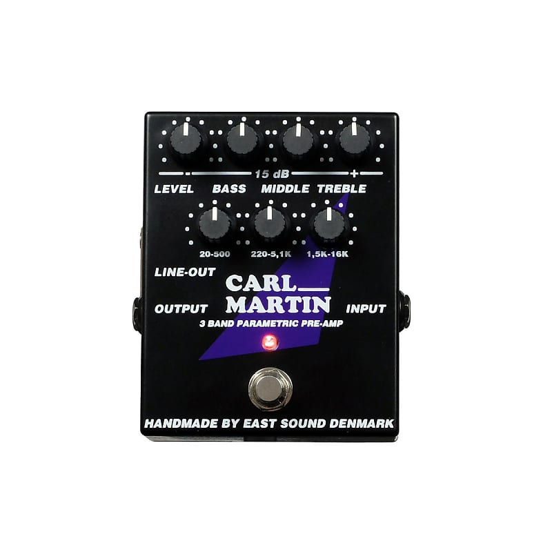 Carl Martin, 3 Band Parametric Pre-amp Pedal, CM0003