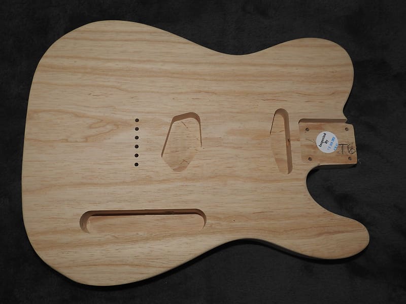 Mighty Mite MM2705A Unfinished 2 Piece Lic. Fender Telecaster Body Swamp Ash Very Light #T6 image 1