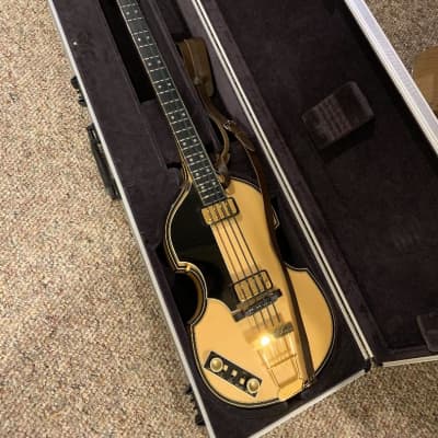 Left-Handed Hofner Deluxe Bass 5000/1 w/OHSC - Mint Condition image 14