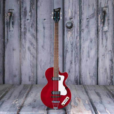 Höfner Ignition PRO Club Bass, Metallic Red image 4