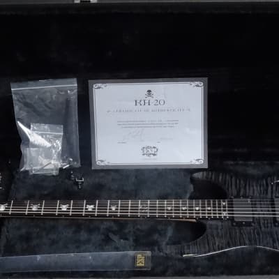 ESP KH-20 Kirk Hammett 20th Anniversary Flamed Maple Top & Neckthrough Metallic Tone image 17