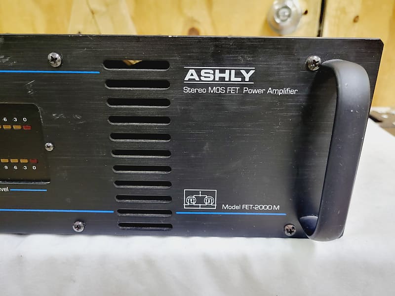 Ashly FET-2000M Stereo MOS FET Power Amplifier Tested & Working