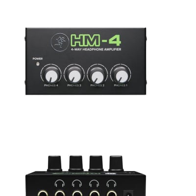 Mackie HM-4 4-channel Headphone Amplifier-NEW image 6