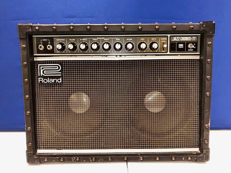 Roland JC-77 Jazz Chorus 80-watt 2-10 Combo 1987 - Black