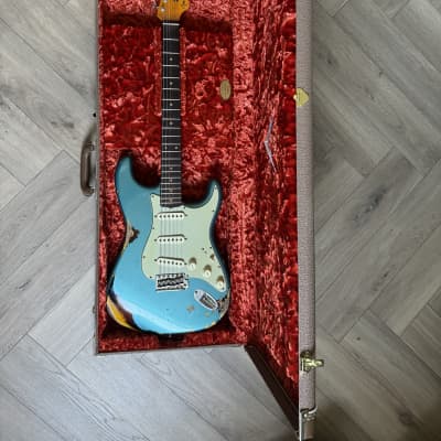 Fender Custom Shop 61’ Stratocaster Time Machine - Ocean Turquoise over 3 Color Sunburst for sale