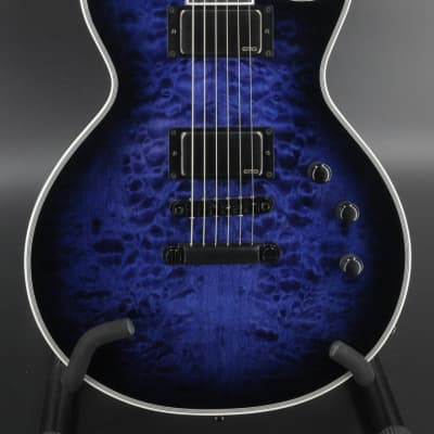 ESP E-II Eclipse - Quilted - Reindeer Blue image 1