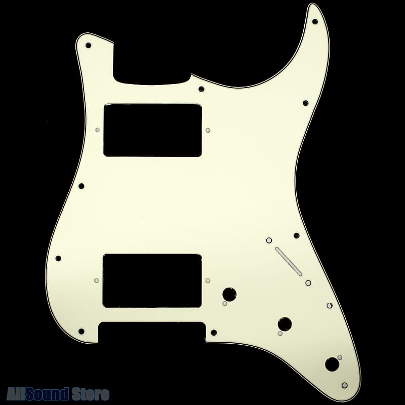 3-Ply LIGHT MINT GREEN Pickguard for HH 2 Humbuckers Fender® Stratocaster® Strat USA MIM 11-Hole image 1
