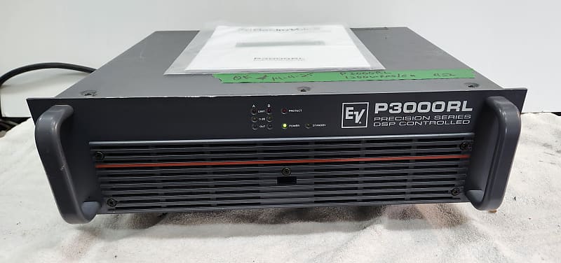 Electro/Voice (Dynacord) Model P-3000-RL Power Amp 2x 750 Watts 8Ω, Precision Series Power Amplifier,In good condition, Made in Germany image 1