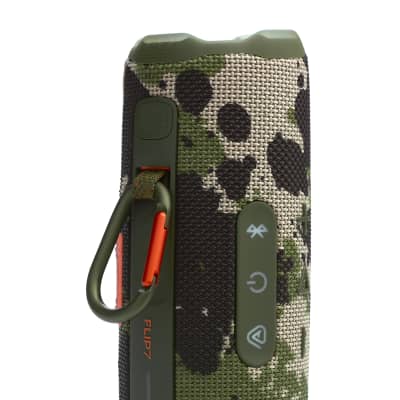 JBL Flip 7 - Portable Waterproof and Drop-Proof Speaker, Bold Pro Sound with AI Sound Boost, 16Hrs of Playtime, and PushLock System with Interchangeable Accessories (Squad) image 6