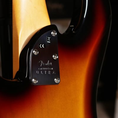 Fender American Ultra Precision Bass Guitar Ultraburst image 8