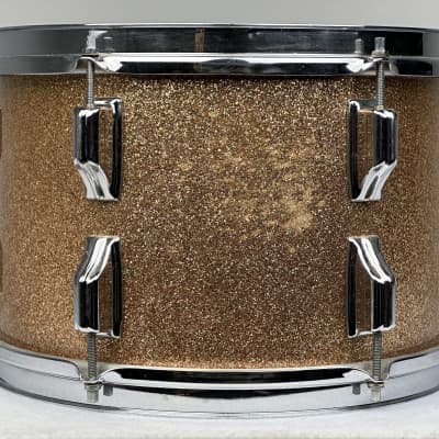 Rogers 20/12/16" 60's Cleveland-Era Holiday "Headliner" Drum Set - Champagne Sparkle image 17