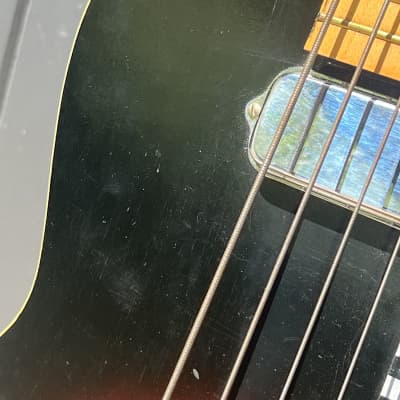 Kay Value Leader Bass with original case 1950's - 1960's - Sunburst short scale image 9