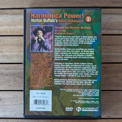 DVD "Harmonica Power! Norton Buffalo's Blues Techniques", 80 Min. Instructional Video image 2