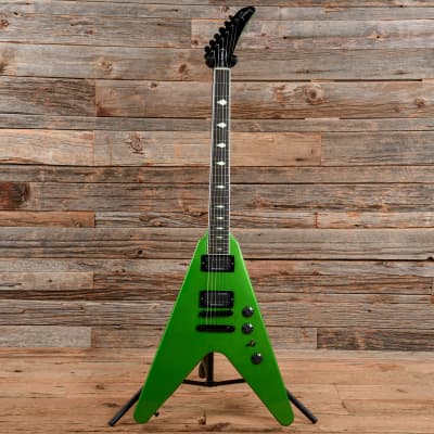 Gibson Dave Mustaine Signature "Rust in Peace" Flying V EXP Alien Tech Green 2022 image 3