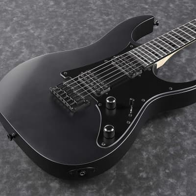 Ibanez GRG 6 String Solid-Body Electric Guitar, Right, Black Flat, GRGR131EX-BKF image 5